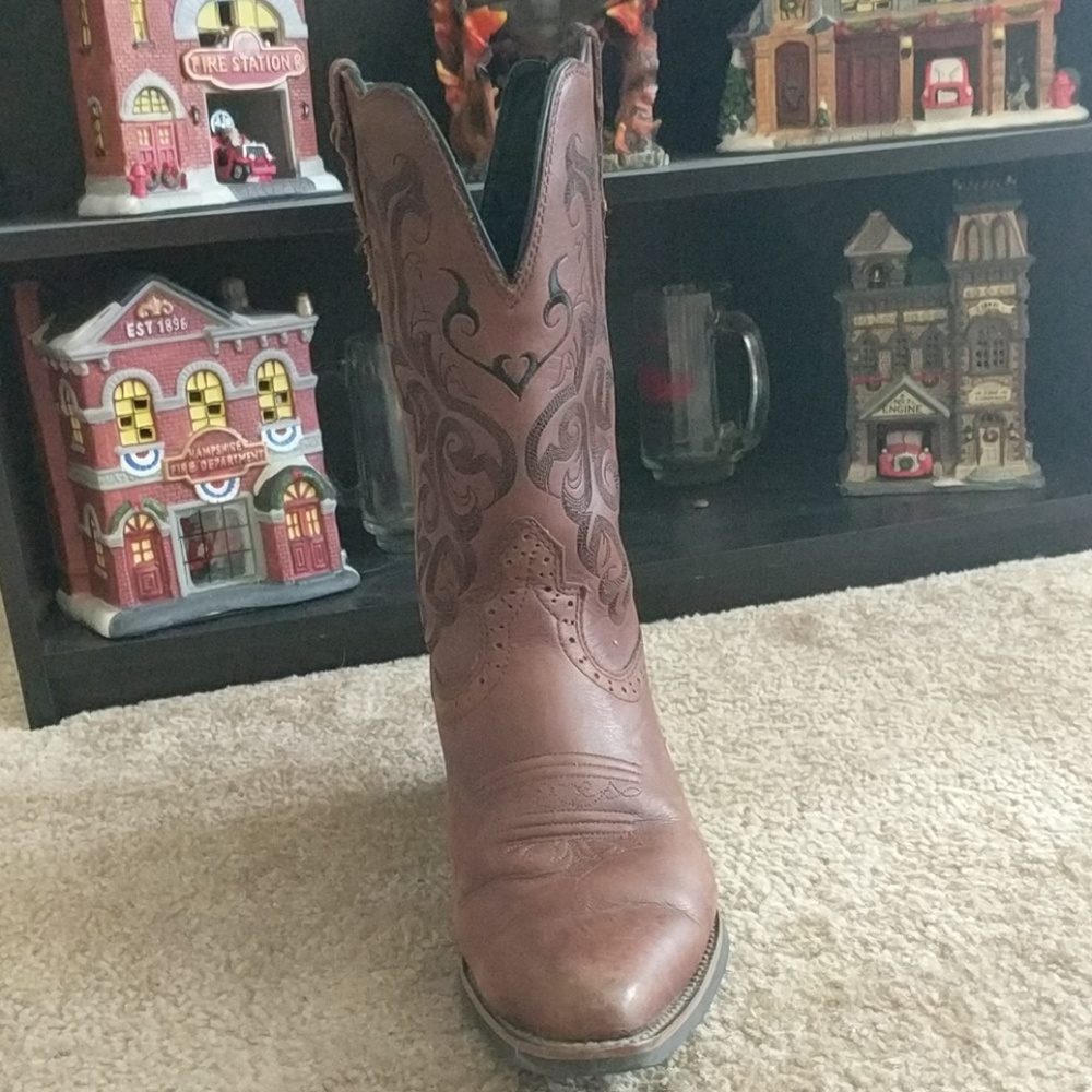 Womens Justin Stampede Western Boots Gem